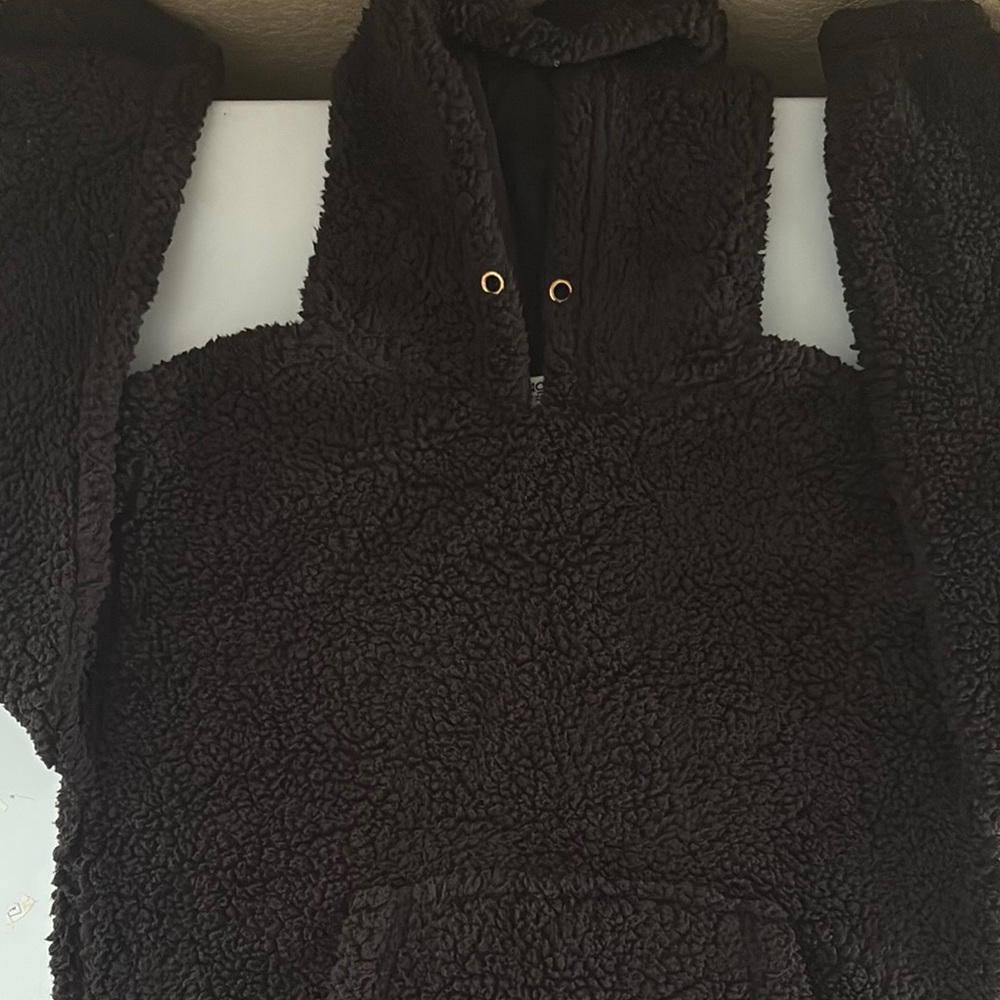 Refuge Black Sherpa Jacket
